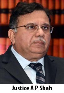 Justice A P Shah-min
